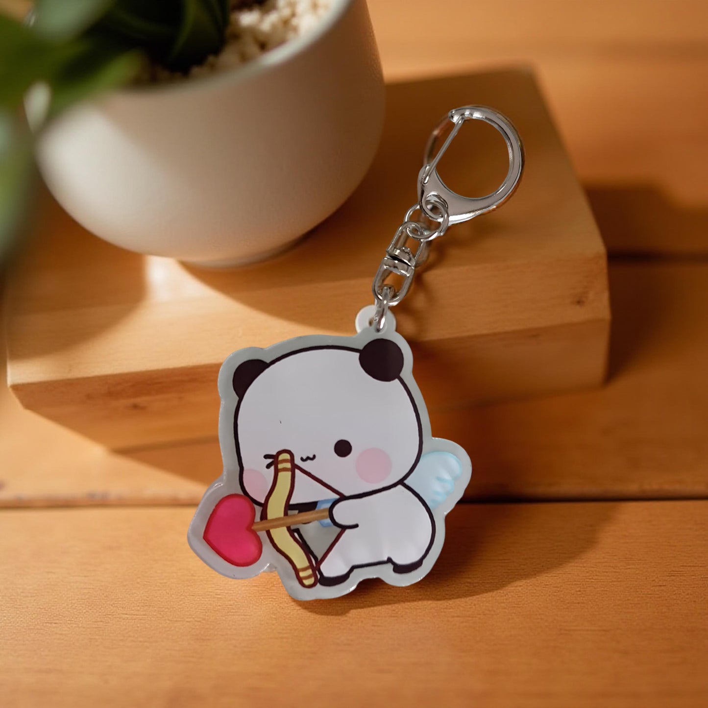Dudu Bubu - Peach Goma KeyRing