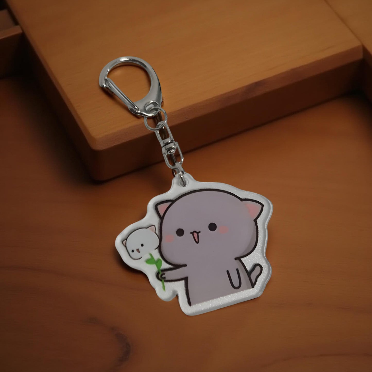 Dudu Bubu - Peach Goma KeyRing