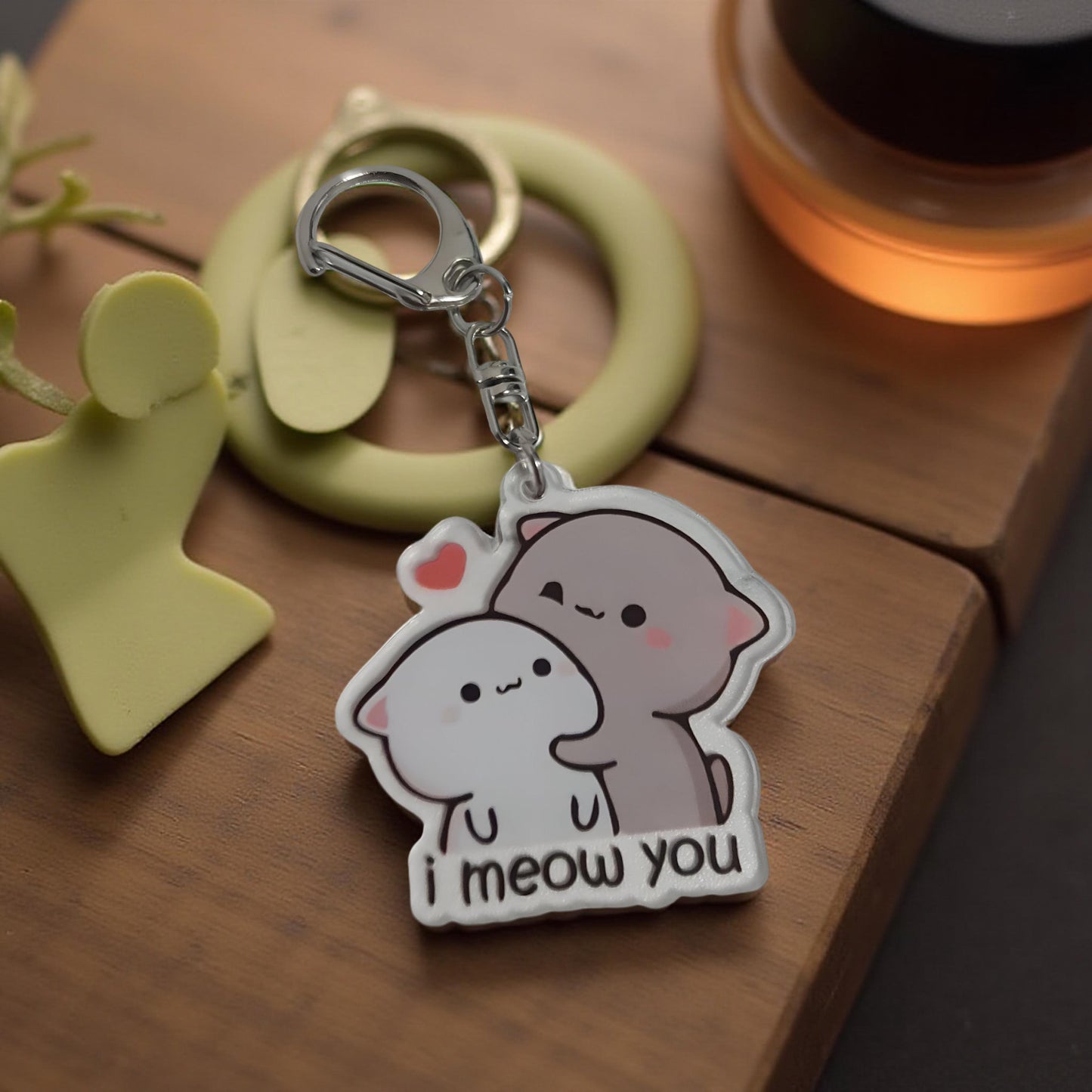 Dudu Bubu - Peach Goma KeyRing