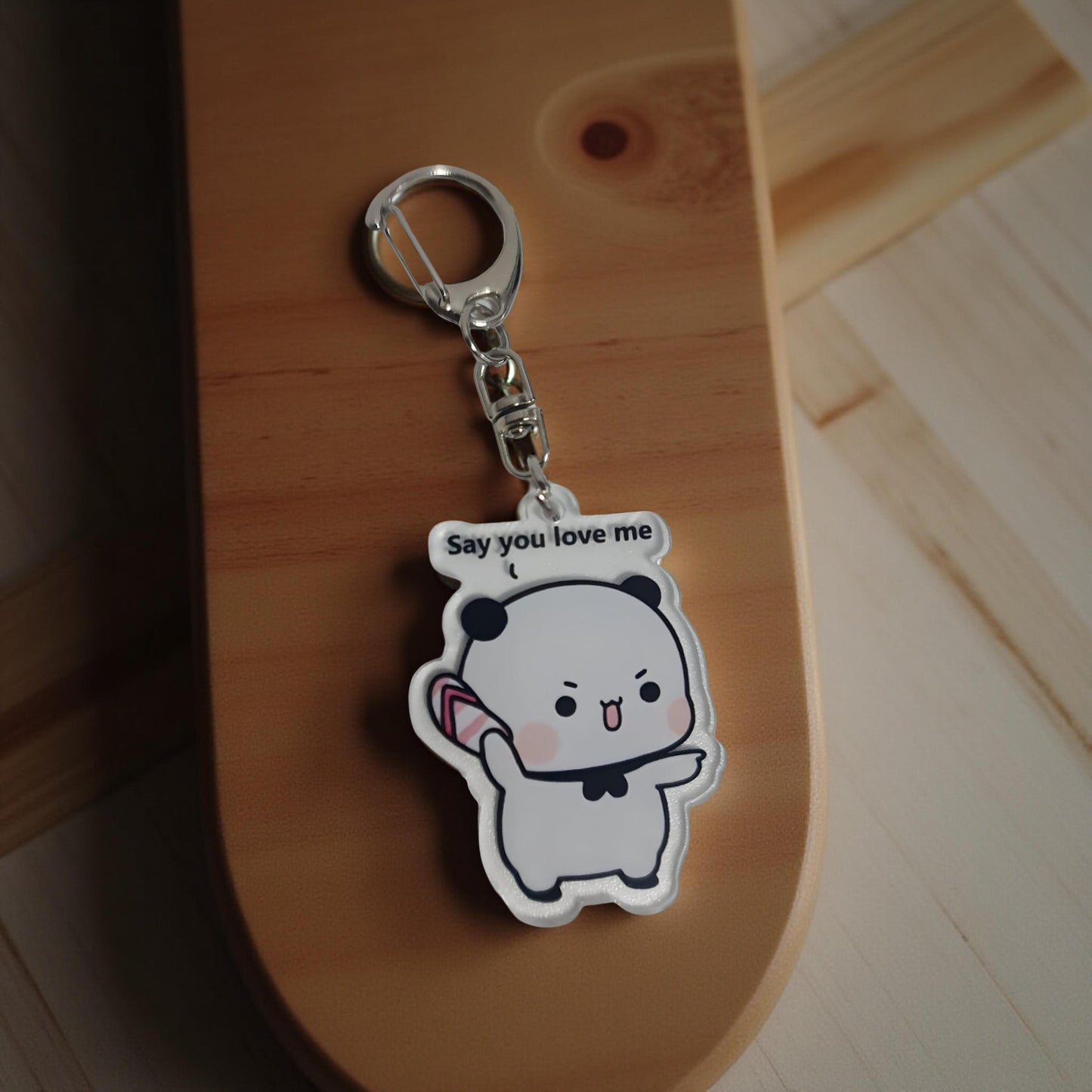 Dudu Bubu - Peach Goma KeyRing