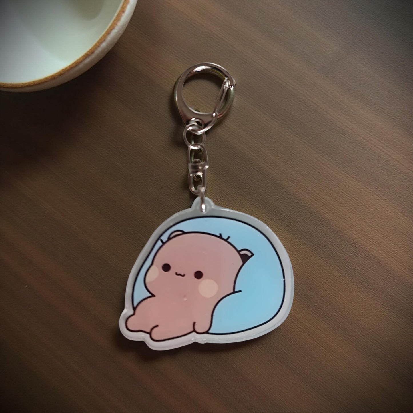 Dudu Bubu - Peach Goma KeyRing