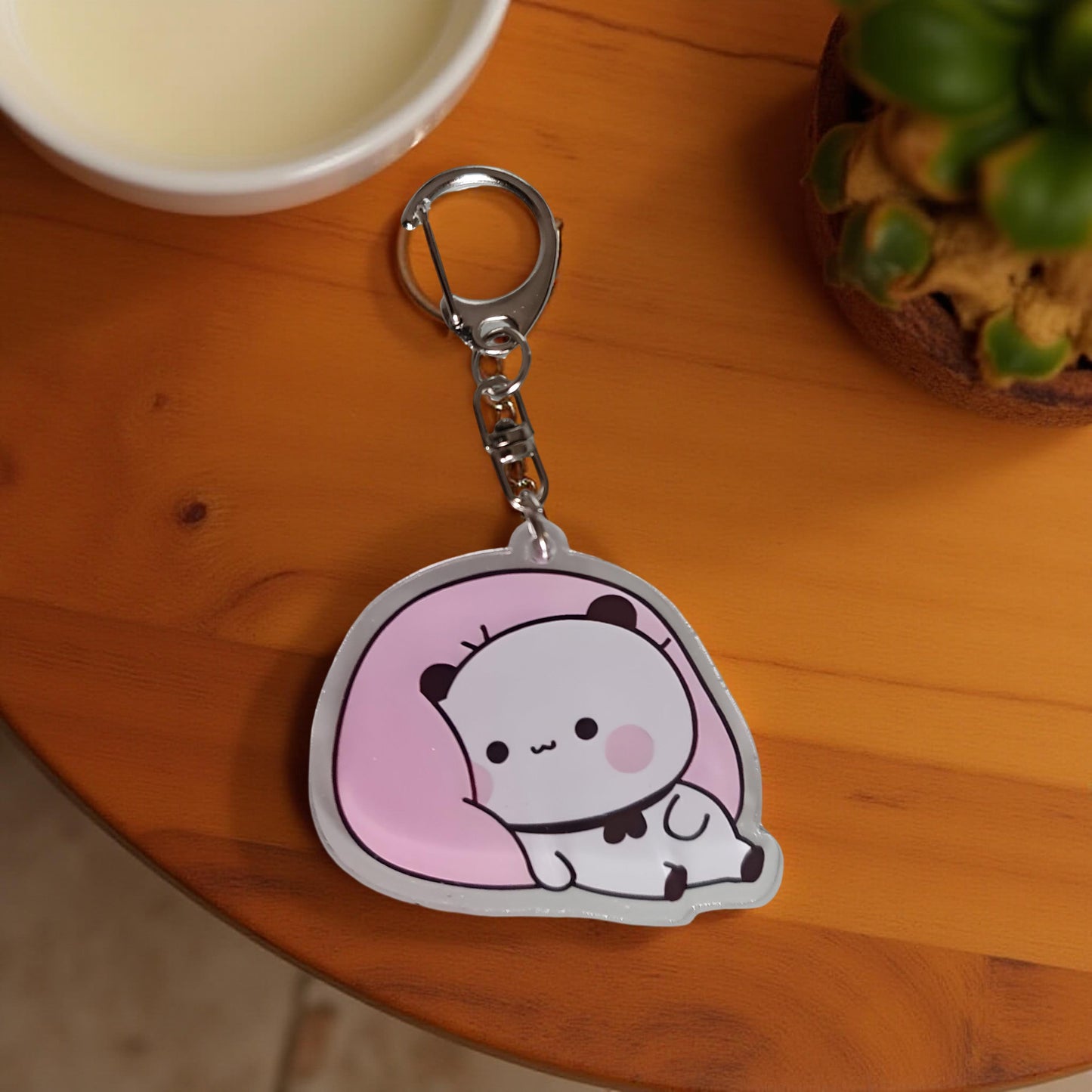 Dudu Bubu - Peach Goma KeyRing