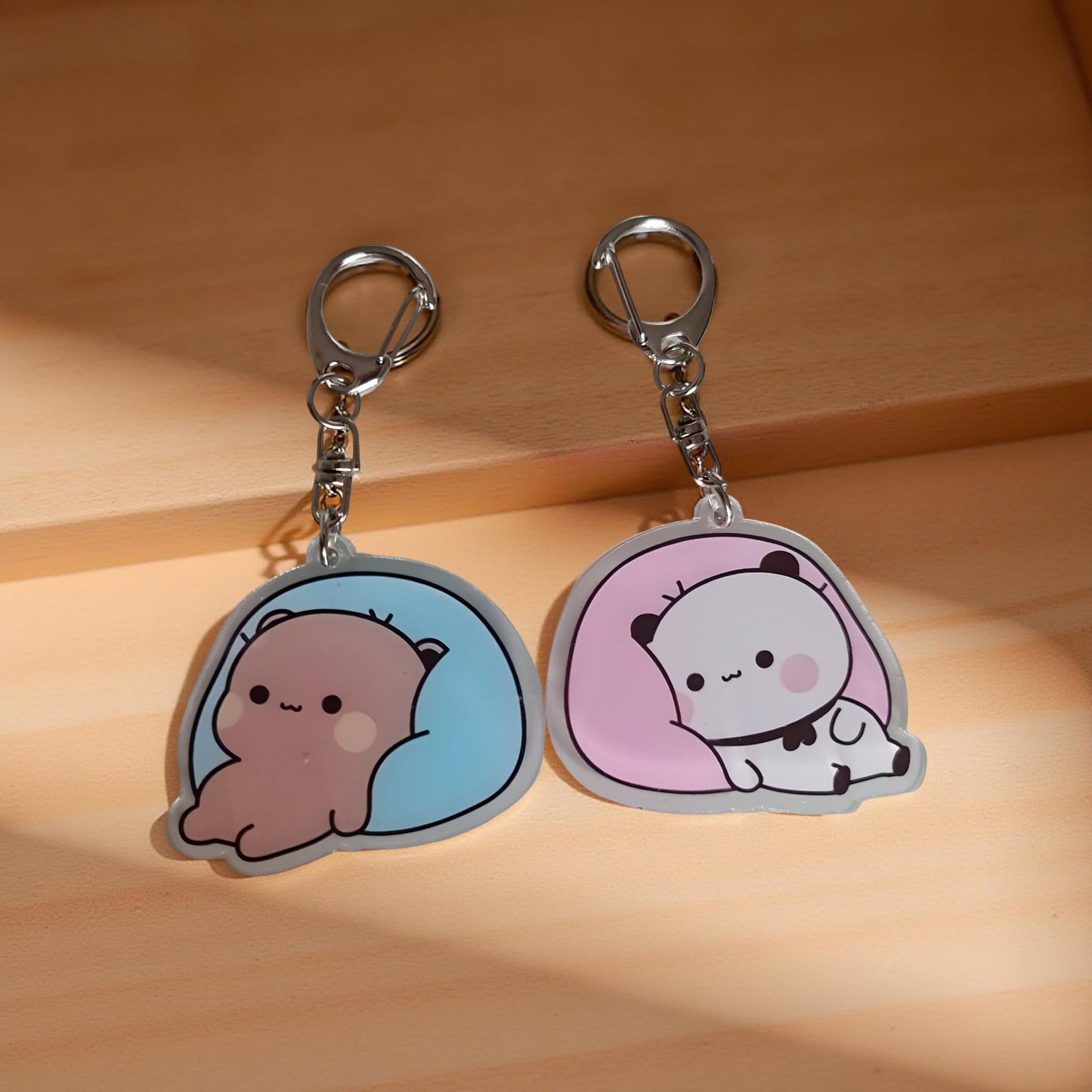 Dudu Bubu - Peach Goma KeyRing