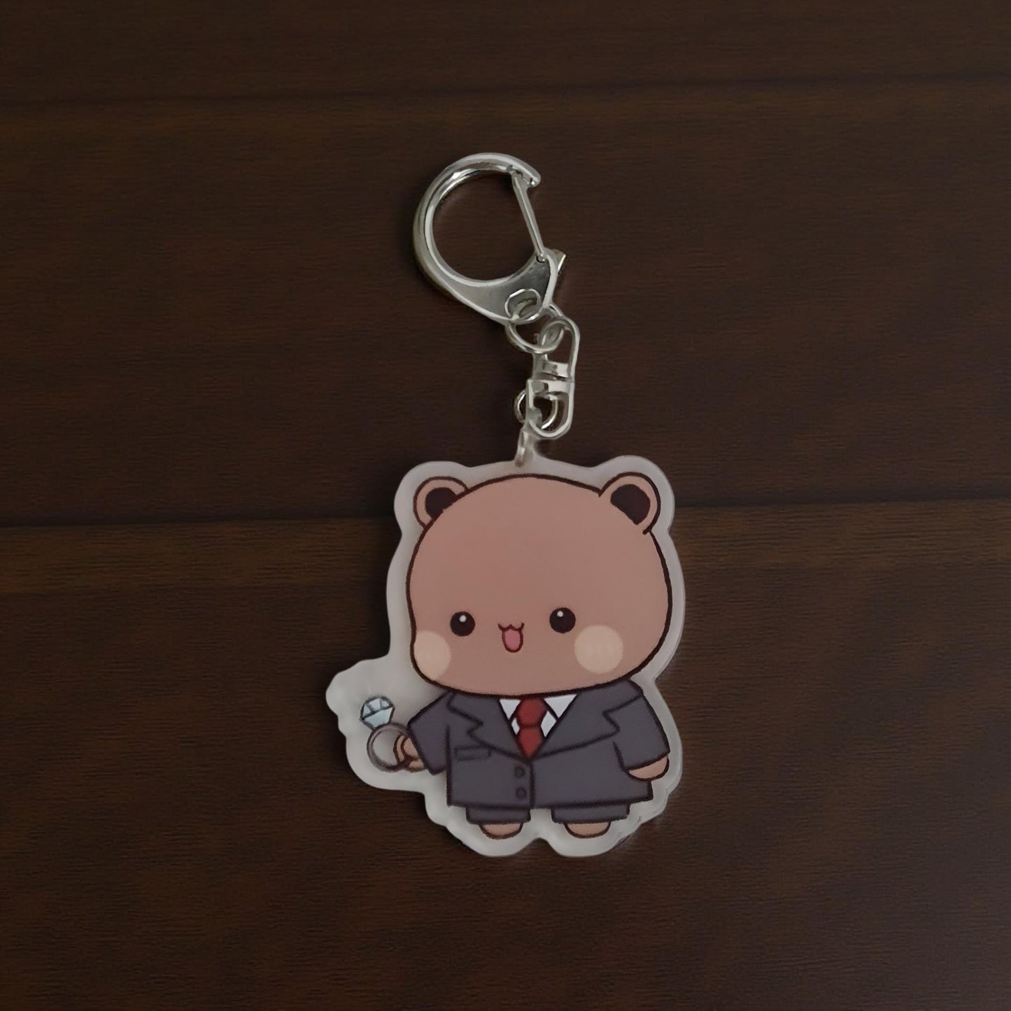 Dudu Bubu - Peach Goma KeyRing