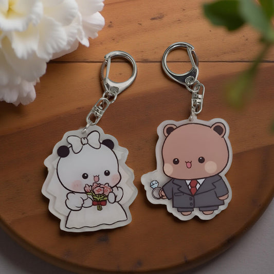 Dudu Bubu - Peach Goma KeyRing