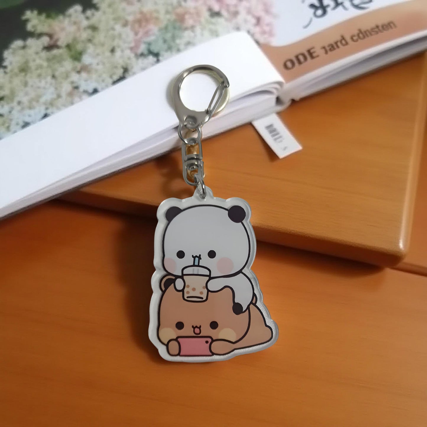Dudu Bubu - Peach Goma KeyRing