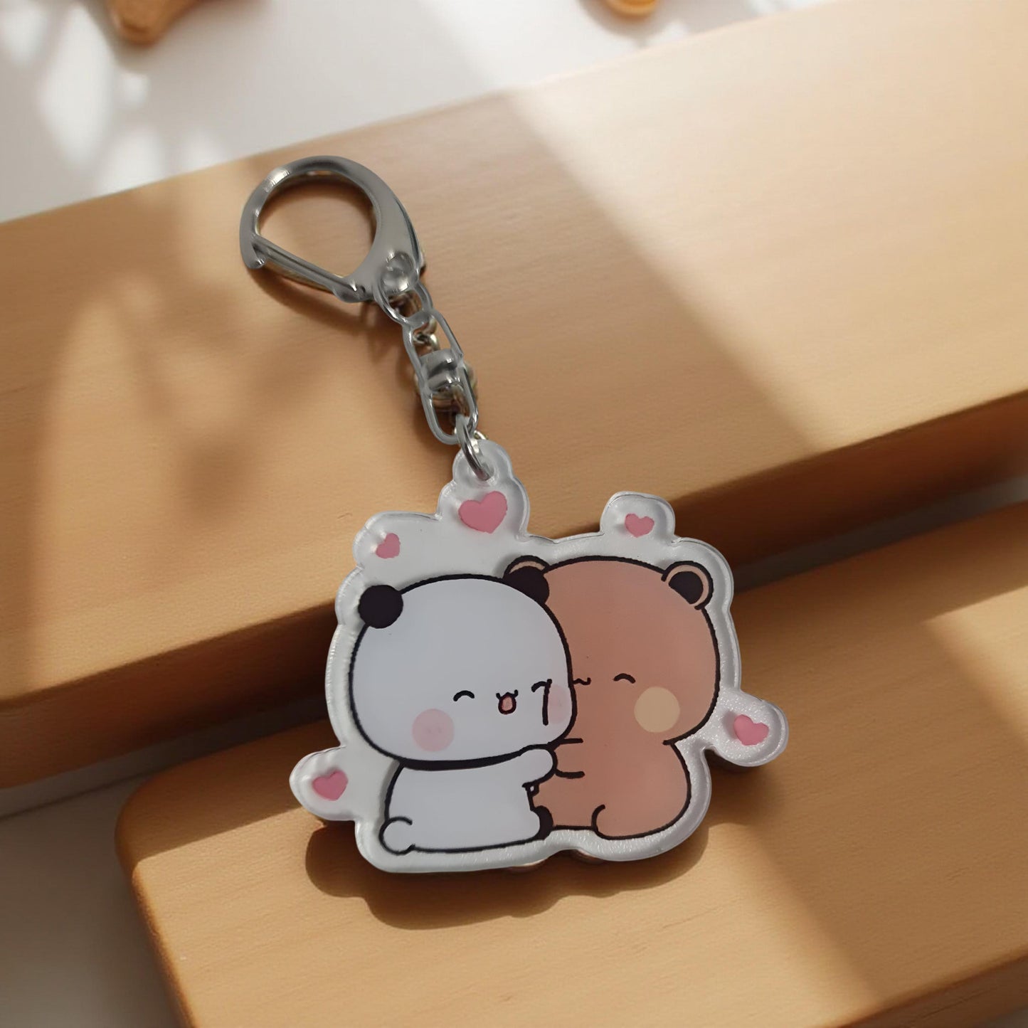 Dudu Bubu - Peach Goma KeyRing