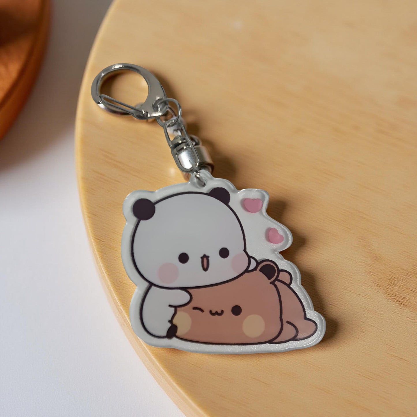 Dudu Bubu - Peach Goma KeyRing